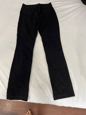 White House Black Market Black Cropped Bootcut Pants